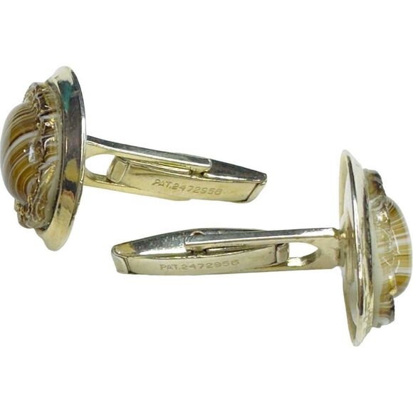 VINTAGE Lucite Cuff Links Vintage Lucite Cufflinks EUC - Picture 2 of 7